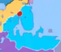 El Gobierno Provisional de la Región Septentrional el 3 de febrero de 1919