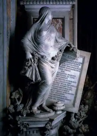 Modestia'' de Corradini (1752) en la Capilla Sansevero, Nápoles.