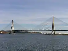 Puente Internacional del Guadiana, final de la A 22