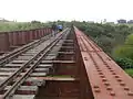 Puente ferroviario sobre el arroyo Fraile Muerto.