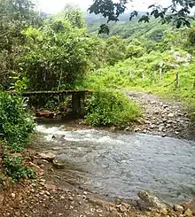 Puente en la vereda Ochica de Labranzagrande.