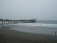 Panorámica del muelle.