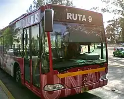 Un Citaro O-530 operando en la ruta 9 del Pumabús, México