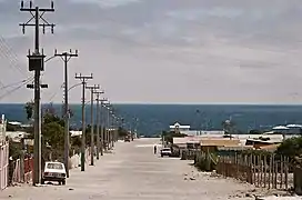 Poblado cercano a la caleta Punto Choros.