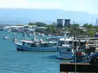 barcos pesqueros en el Estero de Puntarenas