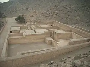 Vista del palacio inca de Puruchuco