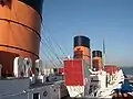 Chimeneas del RMS Queen Mary