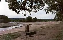 Desembocadura del río Perales en el Alberche, en Aldea del Fresno  (Madrid)