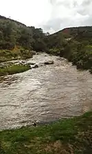 río Guadalupe en la vereda Malambo