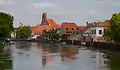 Río Isar en Landshut.