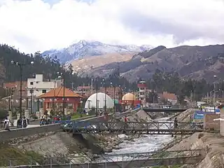 Huamashraju visto desde Huaraz