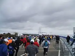 Carreras en el puente de Rügen