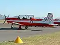 Pilatus PC-9 de los Roulettes.