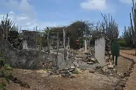 Ruinas de las plantaciones.