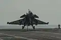 En este caso se trata de un avión Rafale.