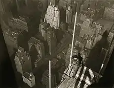 Subiendo el mástil, Edificio Empire State, 1932.
