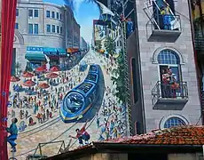 Mural en Jerusalén.