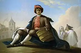 Muchacho con esportilla, Ramón Bayeu
