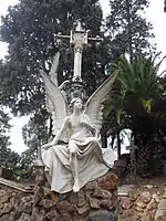 Sepultura de Ramón Blanco y Erenas, cementerio de Montjuic (1908).