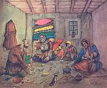 Ramadán en la familia pobre. 1938