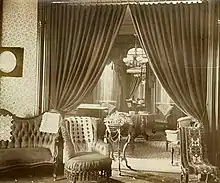 Ramsey House reception room ca. 1884