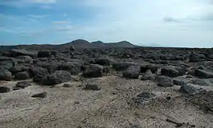 Paisaje del islote de Raso.