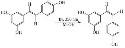 Fotoisomerización del Resveratrol