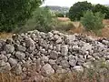 Heap of boulders at lower site, ʻEid el-Mieh