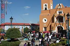 Fiesta patronal en Mineral del Monte.