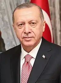 Turquía TurquíaRecep Tayyip Erdoğan, Presidente