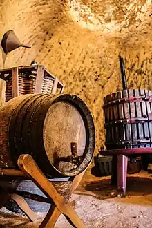 Bodega en el Centro de Interpretación de la Vida en las Cuevas