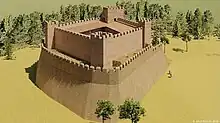 El Castillo de Caudete en el siglo XV (recreación)