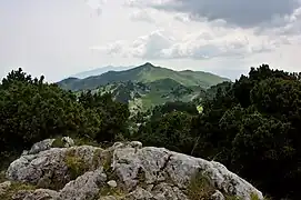 Le Reculet visto desde Crêt de la Neige.