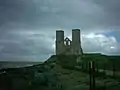 Una vista de la iglesia de Reculver en 2005.