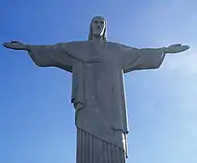 El Cristo Redentor en Río de Janeiro una de las más grandes estatuas de Jesús.