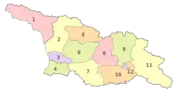 Regiones de Georgia