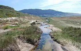 Desembocadura de la laguna.