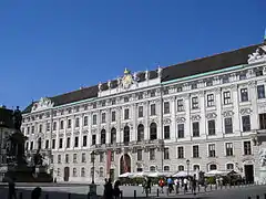 Palacio Hofburg, Reichskanzleitrakt (1723-1730)