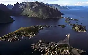 Reine visto desde Reinebringen