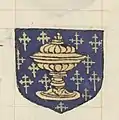 Escudo de Galicia en Grand armorial colorié, dont les blasons sont rangés sous les rubriques suivantes. Siglo XVI