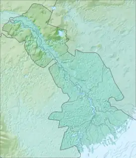 Delta del Volga ubicada en Óblast de Astracán