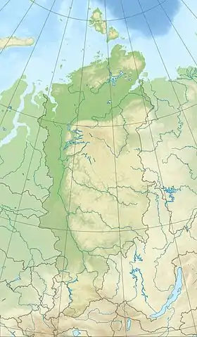 Isla Ruski ubicada en Krai de Krasnoyarsk