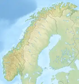 Fiordo de Porsanger ubicada en Noruega