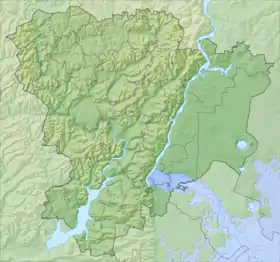 Central hidroeléctrica de VolgogradoВолжская ГЭС ubicada en Óblast de Volgogrado