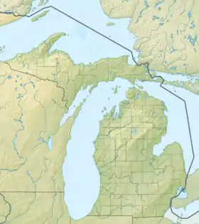 Estrechos  de Mackinac ubicada en Míchigan