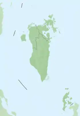 Islas Hawar ubicada en Baréin