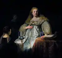 La antes conocida como Artemisa de Rembrandt, 1634.