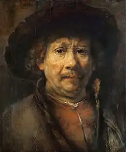 Alrededor de 1655 (detalle), conservado en el Kunsthistorisches Museum de Viena.