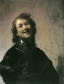 Demócrito, de Rembrandt, 1628 (el pintor se utilizó a sí mismo como modelo).