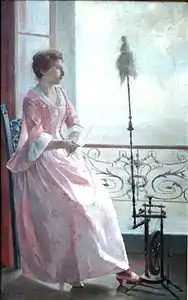 Ante la ventana (1887).